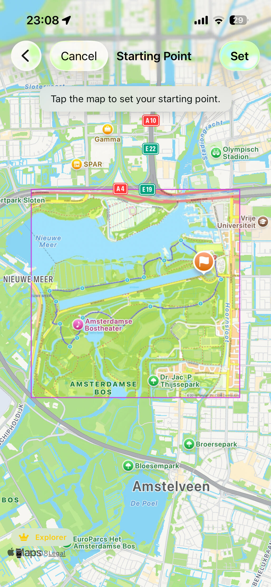 ProjectScreen Watch your maps appear in the list, sorted by distance from your current location or name!