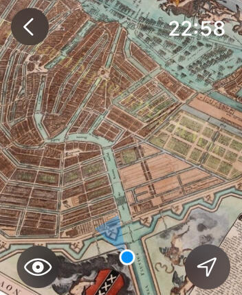 ProjectScreen Watch your maps appear in the list, sorted by distance from your current location or name!